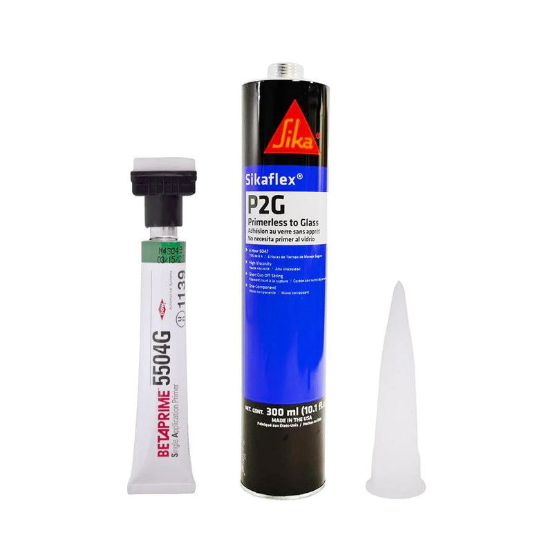 Auto Glass Sealant Windshield Glue Sika P2G Adhesive + BetaPrime Glass Primer