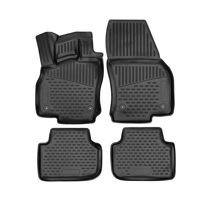 2019-2024 Audi Q3 Floor Mats Liners Full Set All Weather Black