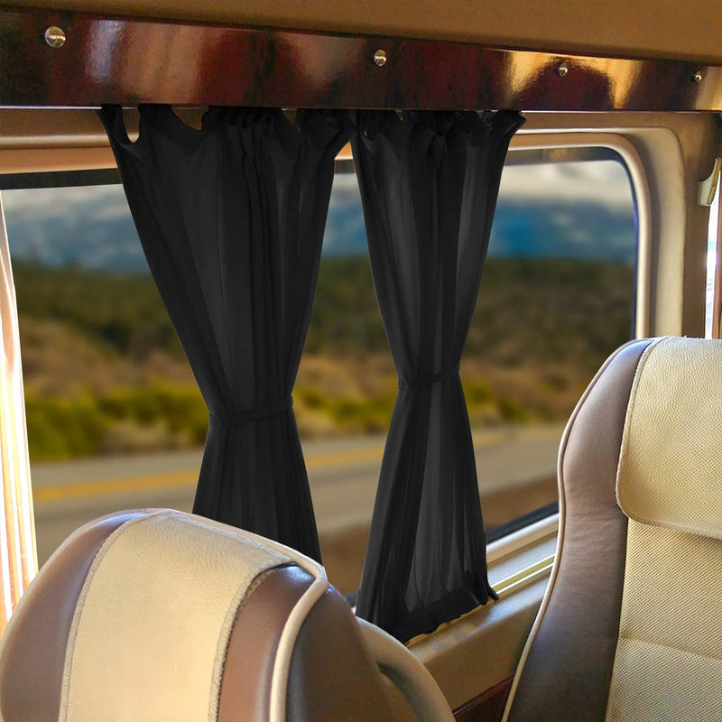 2014-2024 RAM ProMaster L1 L2 SWB Side Window Curtain Sunshade Black 10x