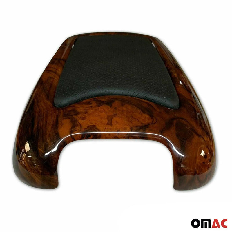 Armrest Box Lid Cover for Mercedes C Class W203 2001-2009 Wood Walnut 1Pc