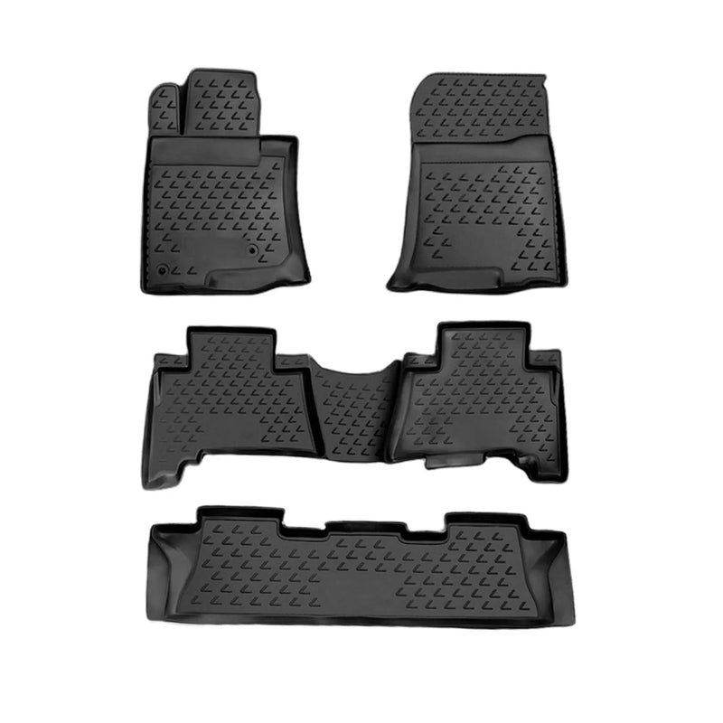 2010-2019 Lexus GX 460 Floor Mats Liners Full Set All Weather Black