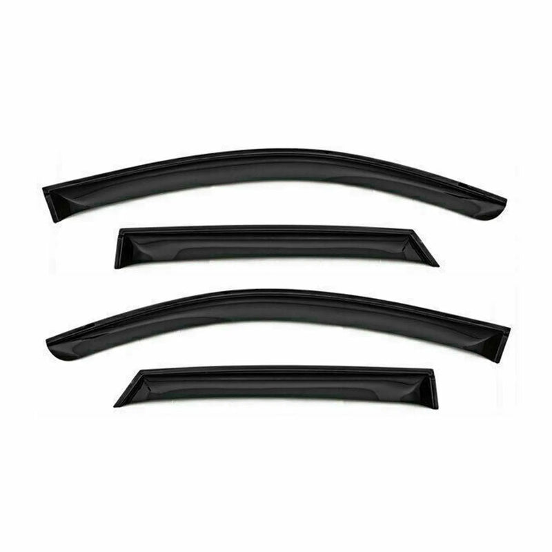 2010-2013 Kia Forte Window Visor Vent Rain Deflector 4Pcs Smoke