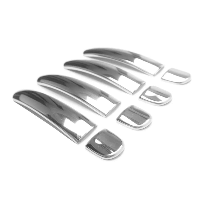 Car Door Handle Cover Protector for VW Tiguan 2009-2017 Steel Chrome 8 Pcs - OMAC USA