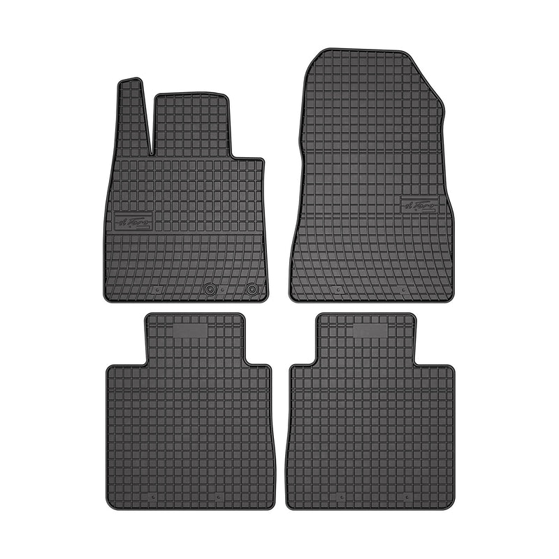 2014-2019 Nissan Versa Note Floor Mats Liners Full Set All Weather Rubber Black