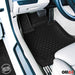 OMAC Floor Mats Liner for BMW 3 Series F30 F31 2012-2018 Rubber TPE Black 4Pcs - OMAC USA