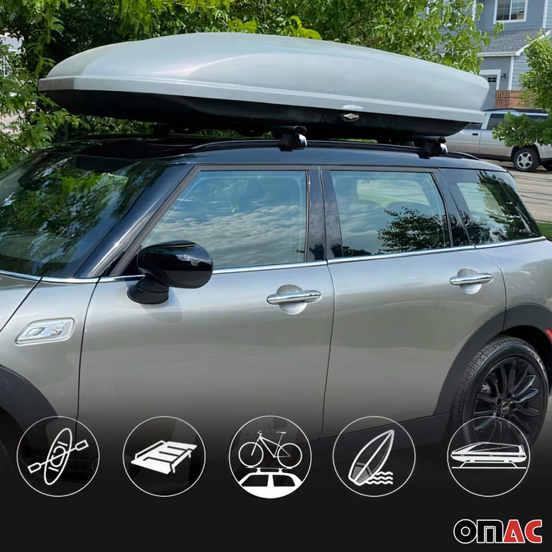 Lockable Roof Rack Cross Bars Luggage Carrier for BMW X1 F48 2016-2022