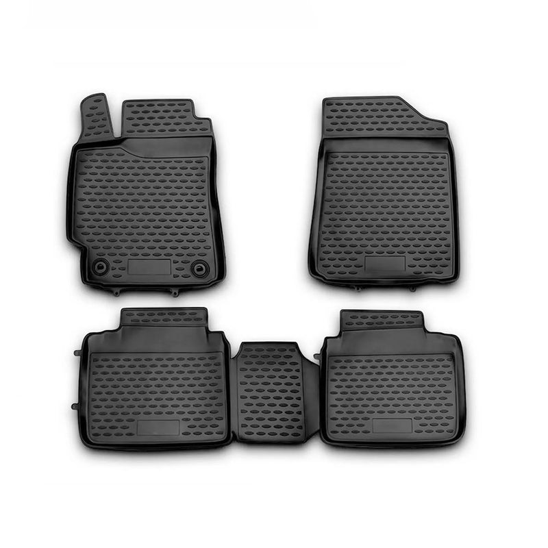 2012-2017 Toyota Camry Floor Mats Liners Full Set All Weather Black