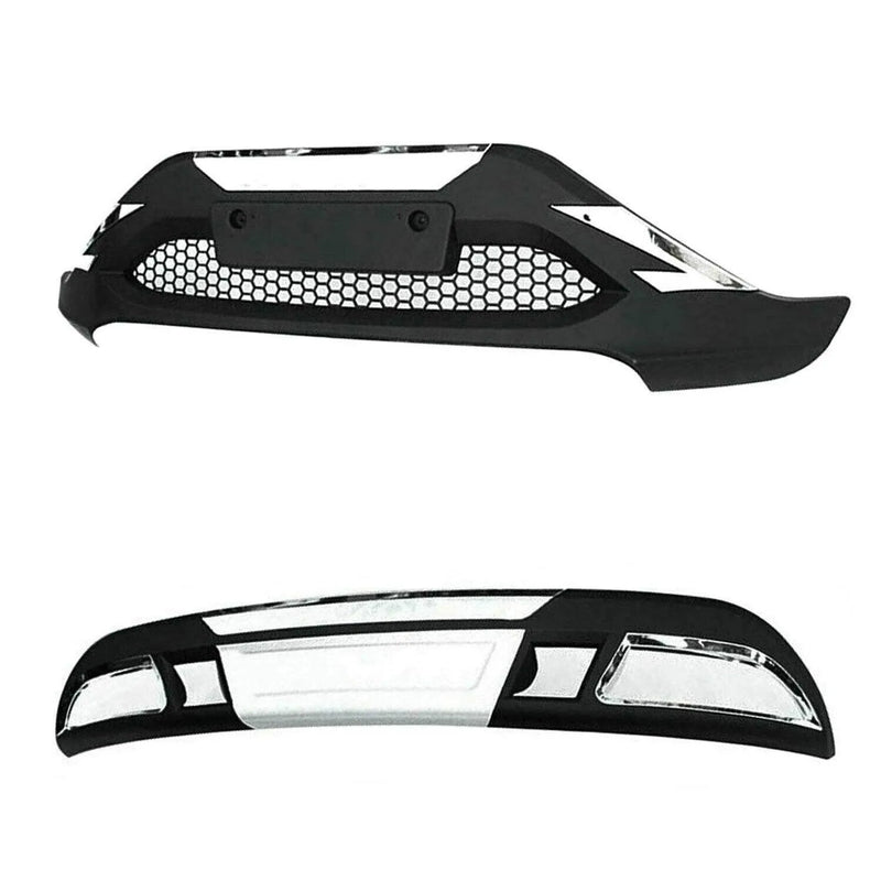 2012-2014 Honda CR-V Front Rear Bumper Diffusor Bodykit ABS Black 2Pcs