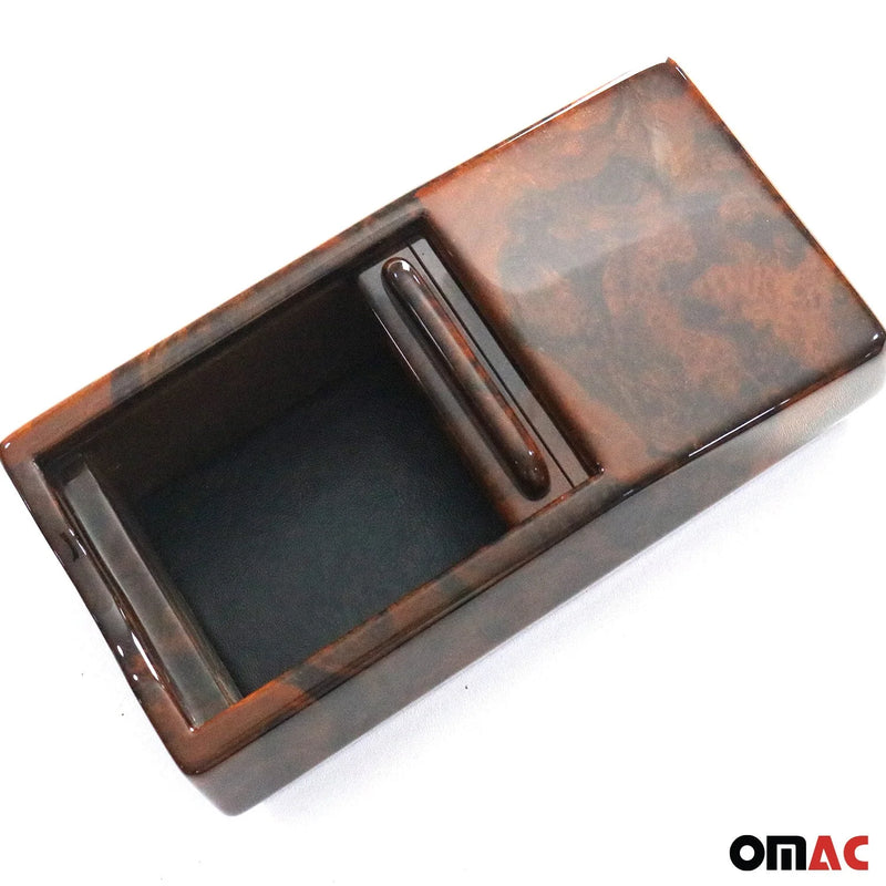 1972-1989 Mercedes SL-Class R107 C107 Console Cassette Center Box Walnut