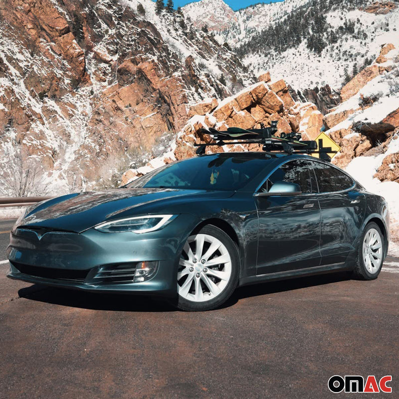 2012-2017 Tesla Model S Roof Rack Cross Bars Black