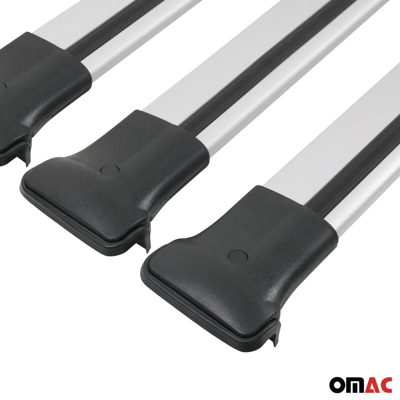 2014-2024 RAM ProMaster Roof Rack Cross Bars 3Pcs Silver