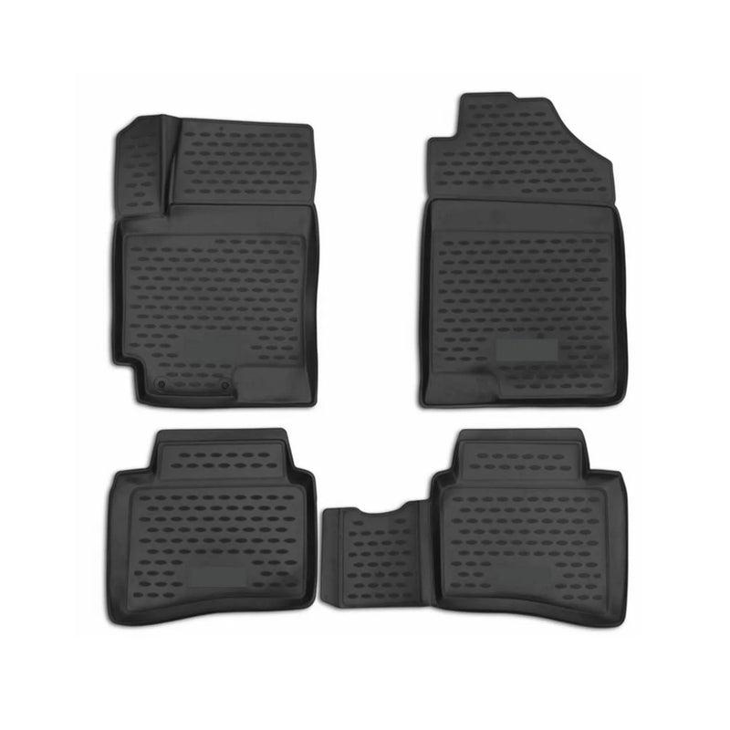 2018-2024 Kia Rio Floor Mats Liners Full Set All Weather Black