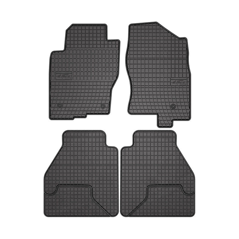 2005-2021 Nissan Frontier Floor Mats Liners Full Set All Weather Rubber Black