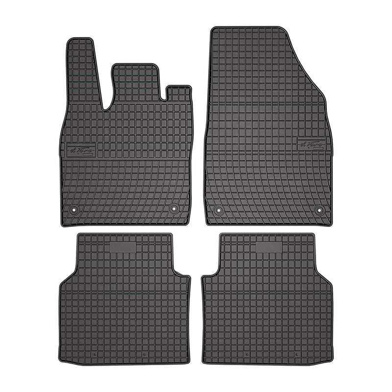 2022-2024 Audi Q4 e-tron Floor Mats Liners Full Set All Weather Rubber Black