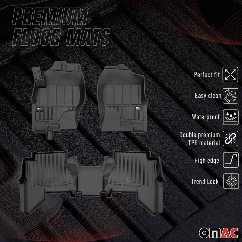 2005-2012 Nissan Pathfinder Premium Floor Mats Liners Full Set All Weather Heavy Duty