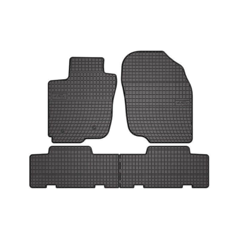 2006-2012 Toyota RAV4 Floor Mats Liners Full Set All Weather Rubber Black