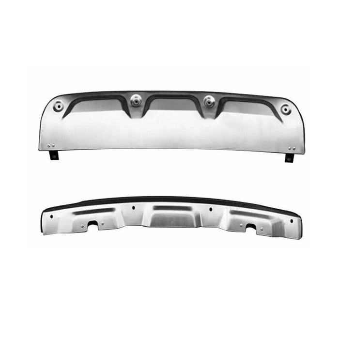 Rear Trunk Molding Trim for Honda CR-V 2012-2016 Stainless Steel Silver 2 Pcs