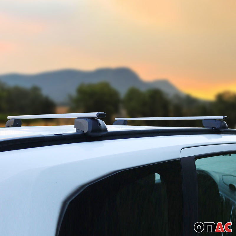 2006-2013 Audi A3 Roof Rack Cross Bars Silver