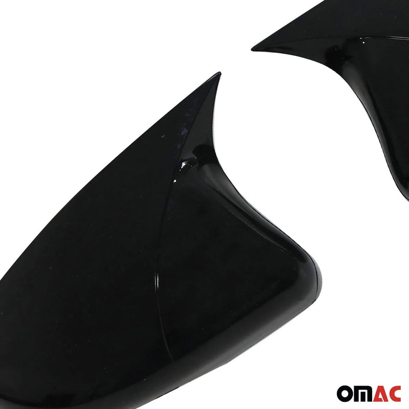 2010-2014 VW Golf Mk6 Side Mirror Cover Caps Piano Black 2 Pcs