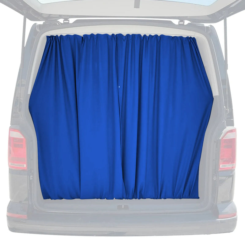 Trunk Tailgate Curtain for Mercedes Sprinter Blue 2 Privacy Curtains