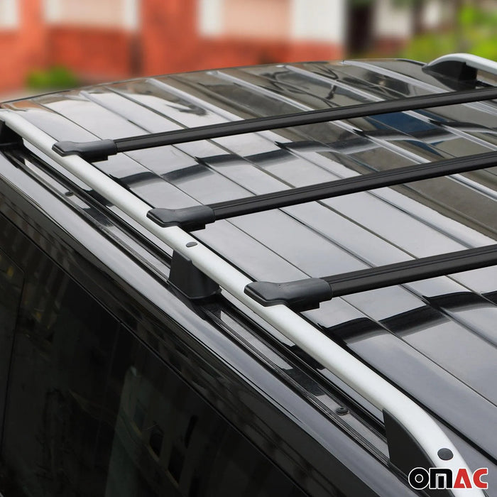 Roof Rack Cross Bars Luggage Carrier for Mercedes Metris 2016-2024 Alu Black 3x