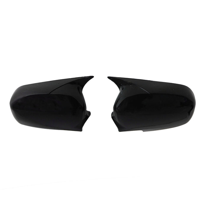 Side Mirror Cover Caps Fits Honda Civic 1996-2000 Hatchback Piano Black 2 Pcs