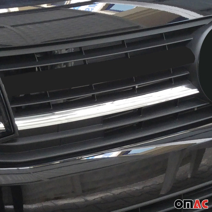 Front Bumper Grill Trim for VW T6 Transporter 2015-2021 Highline Steel 2x