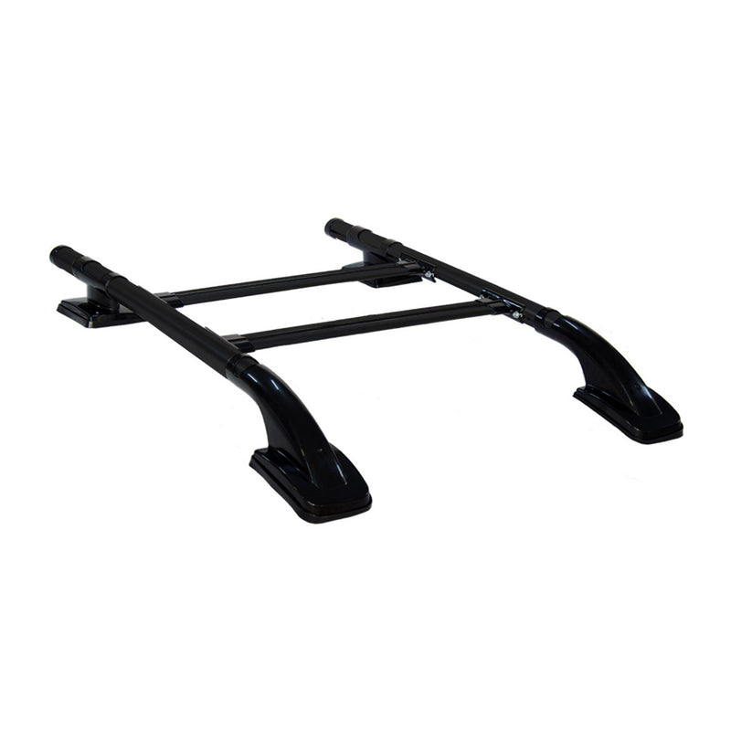 2023-2025 Chevrolet Colorado III Top Roof Rack Side Rails Black Alu 4Pcs