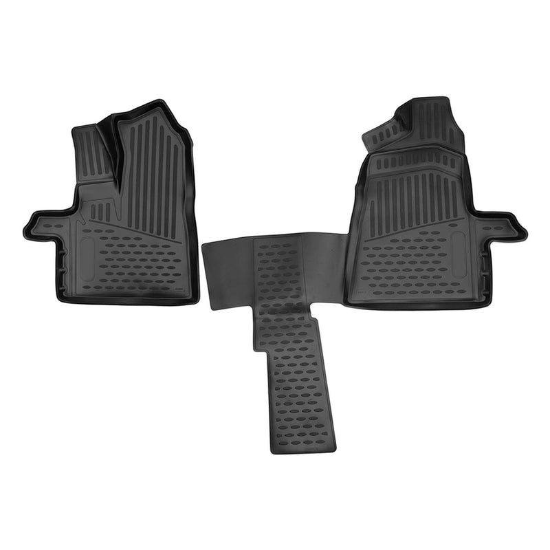 2015-2020 Ford Transit Floor Mats Liners Full Set All Weather Black