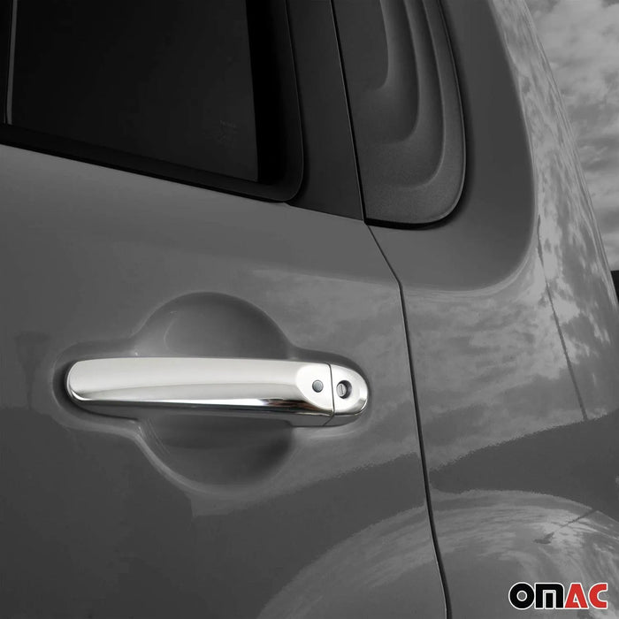 Car Door Handle Cover Protector for Nissan Cube 2009-2014 Steel Chrome Sensor