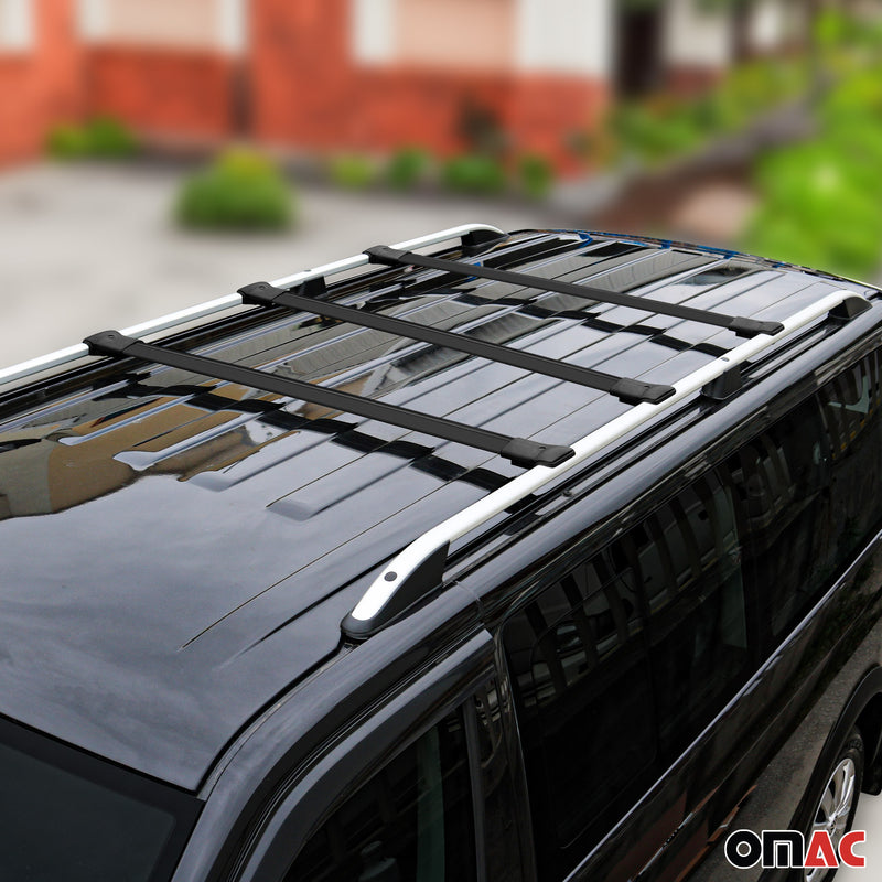 2016-2024 Mercedes Metris Roof Rack Cross Bars 3Pcs Black