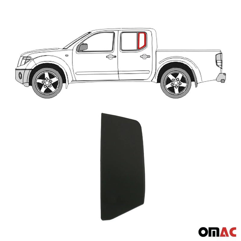 2005-2021 Nissan Frontier Window Quarter Glass Rear Left Black