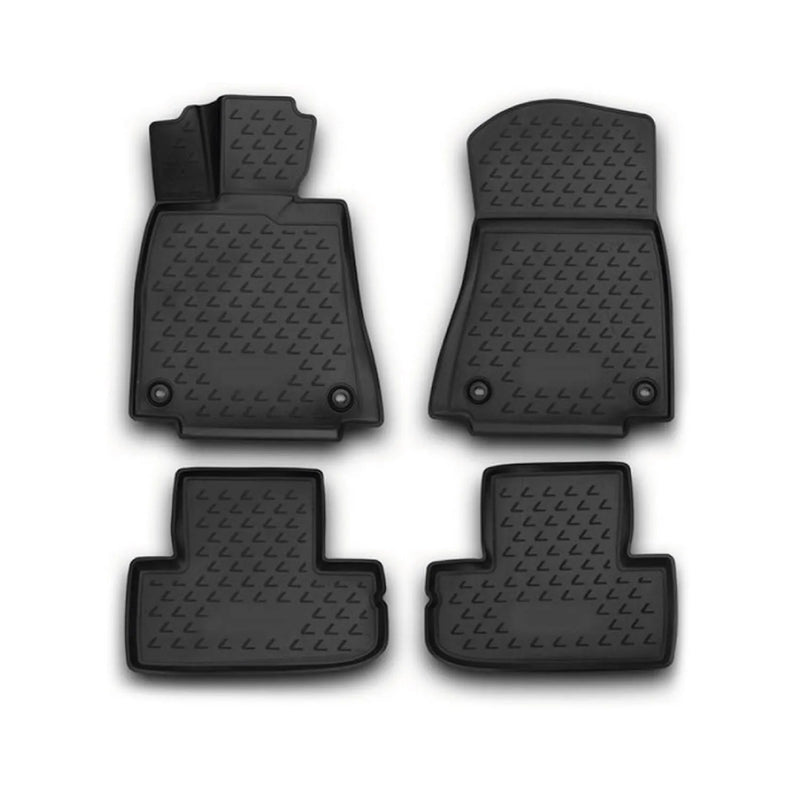 2016-2024 Lexus RC350 Floor Mats Liners Full Set All Weather Black