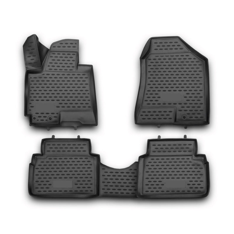 2010-2015 Hyundai Tucson Floor Mats Liners Full Set All Weather Black