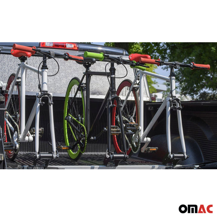 3 Bike Carrier Racks Interior Cargo Trunk Mount for Hyundai Santa Cruz Aluminium