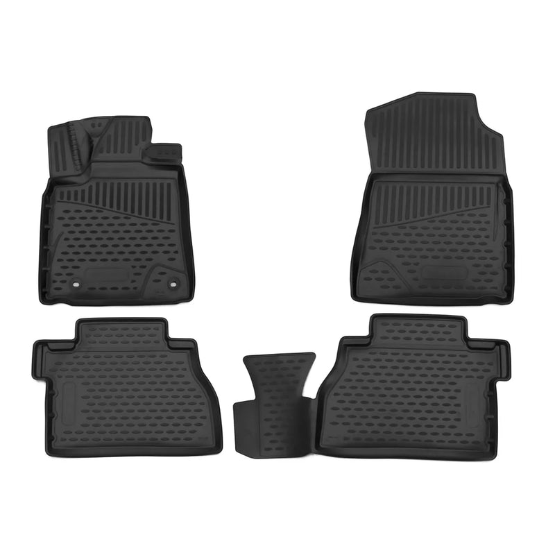 2014-2021 Toyota Tundra Double Cab Floor Mats Liners Full Set All Weather