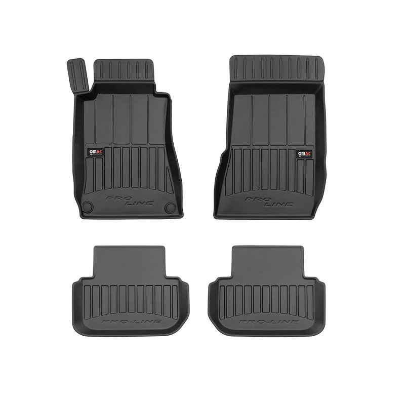 2002-2009 Mercedes CLK Class C209 A209 Premium Floor Mats Liners Full Set All Weather Heavy Duty Black