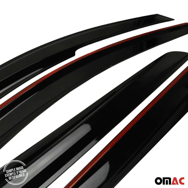 2012-2015 Toyota Camry Window Visor Vent Rain Deflector 4Pcs Smoke