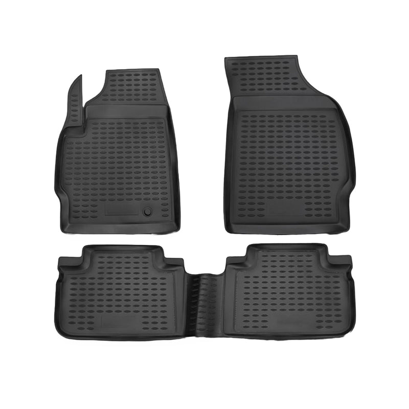 2008-2011 Mazda Tribute Floor Mats Liners Full Set All Weather Black