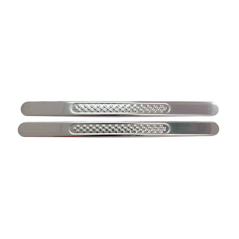 Toyota Door Sill Scuff Plate Scratch Protector Steel Silver 2 Pcs