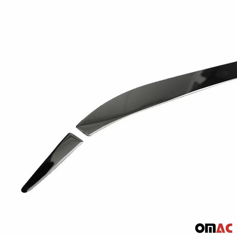 Rear Trunk Molding Trim for Jeep Renegade 2015-2018 Stainless Steel Dark 3 Pcs - OMAC USA