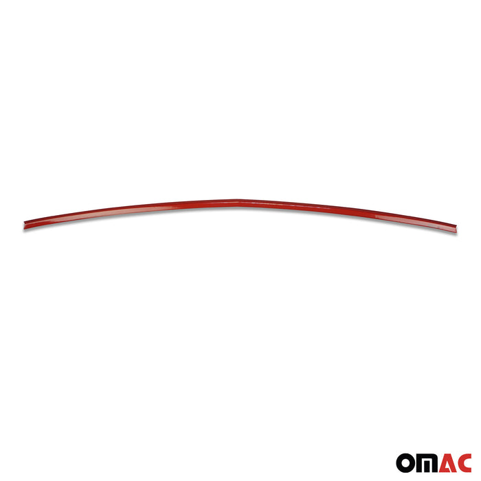 Front Bumper Grill Trim Molding for Mercedes Metris 2016-2024 S. Steel Red