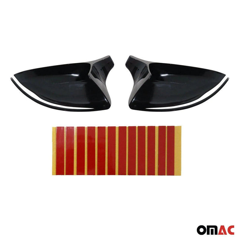 Mirror Cover Caps fits Mercedes W213 W205 AMG GT C190 GLA GLB GLC Gloss Black