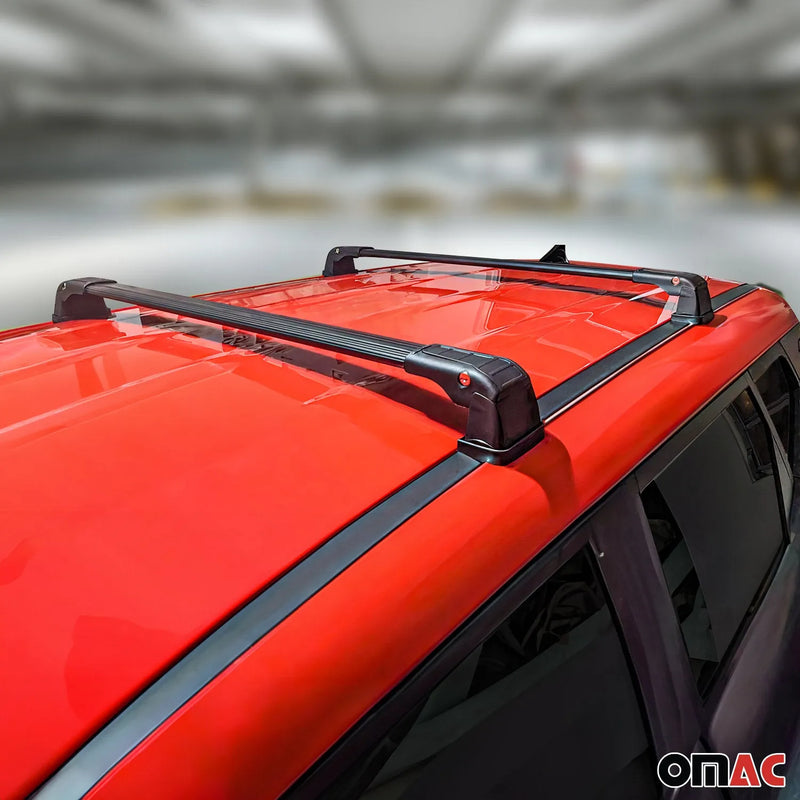 2012-2019 BMW 3 Series F30 Sedan Roof Rack Cross Bars Black