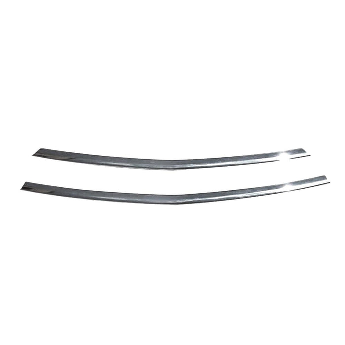 Front Bumper Trim Molding for Mercedes Metris 2016-2024 Stainless Steel Dark 2x