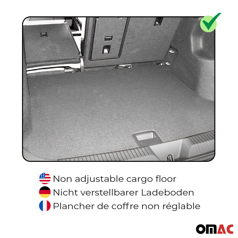 2016-2022 BMW X1 F48 Premium Cargo Liner Trunk Mat All Weather Heavy Duty Black