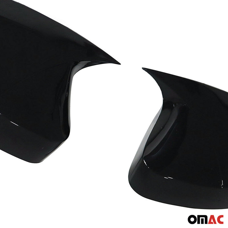 Side Mirror Cover Caps Fits Audi A3 8V A3 Quattro 2015-2020 Piano Black 2 Pcs