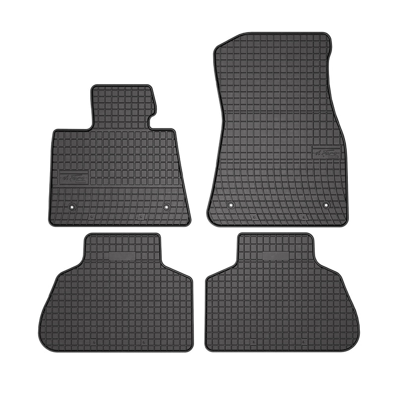 2015-2019 BMW X6 F16 Floor Mats Liners Full Set All Weather Rubber Black