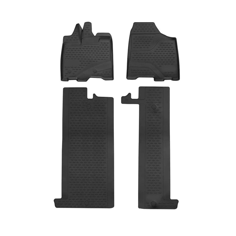 OMAC Floor Mats Liner for Toyota Sienna 7 Seats 2013-2020 Black TPE All-Weather - OMAC USA