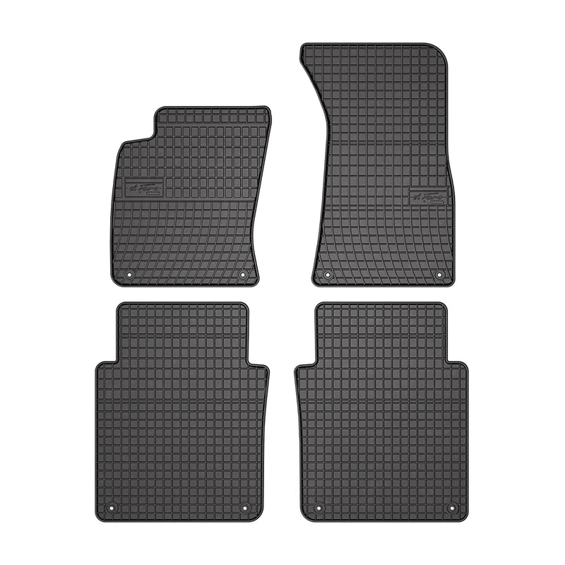 2004-2010 Audi A8 Standart Floor Mats Liners Full Set All Weather Rubber Black